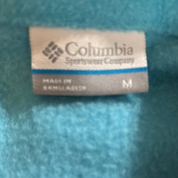 Columbia Sky Blue Sleeveless Fleece Vest - Picture 9 of 10